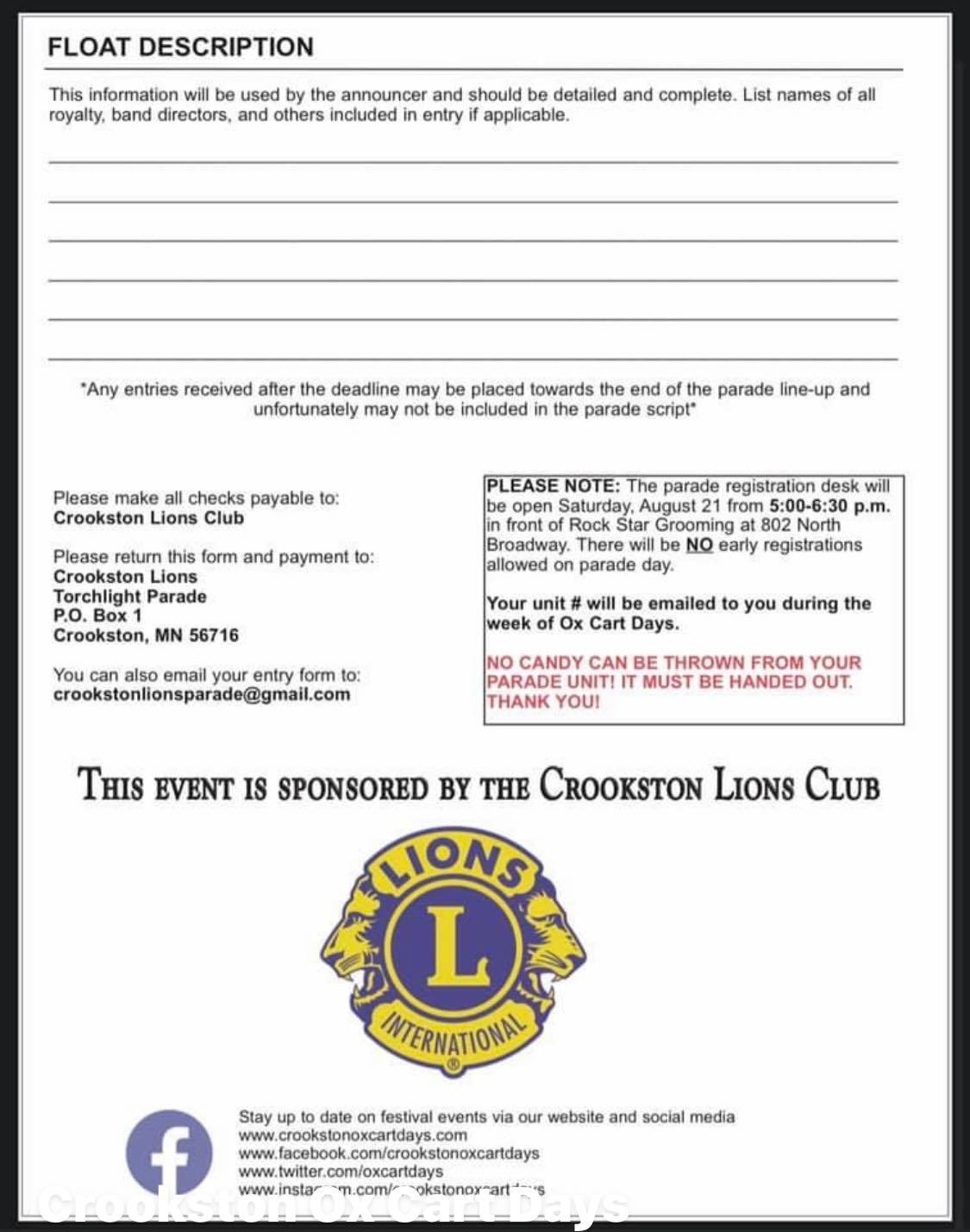 Summer Events in Crookston, MN Crookston Ox Cart Days